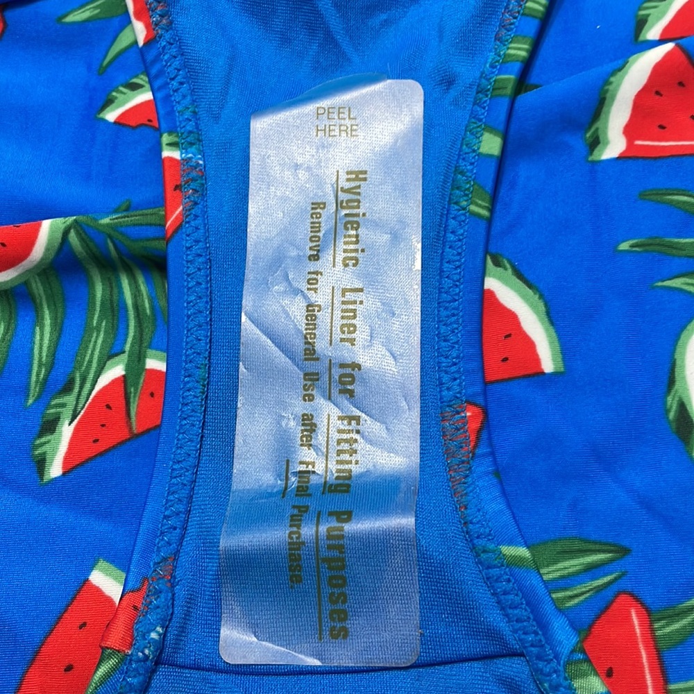 NWT Old Navy Watermelon Print One Piece Swimsuit - Picture 5 of 7